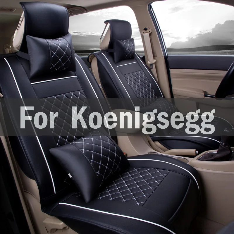

Trend Premium Car-Pass Pvc Leather Seat Covers Six Color Cushion Interior Accessories For Koenigsegg Agera Regera Ccr One Ccx