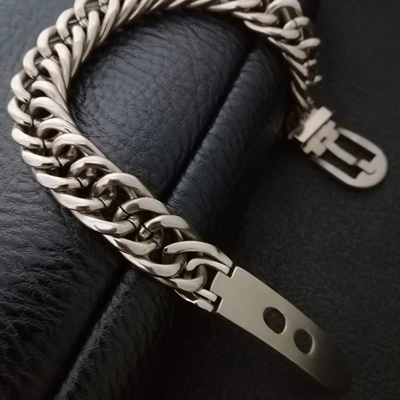 Браслет из чистого титана (Ti) ремень 10 мм для мужчин и женщин