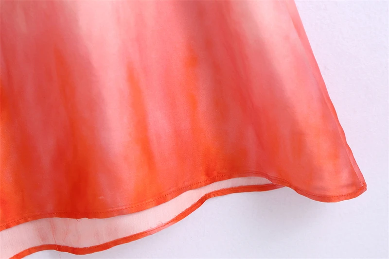 

Splend Moda 2021 Summer New Holiday Style V-Neck Tie-Dye Spaghetti Strap Sexy Backless Camisole Mini Dress For Women Vestido