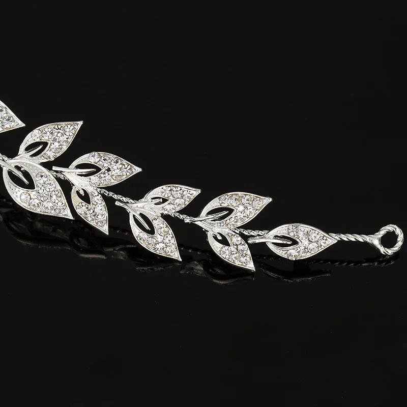 2017 Топ Мода ограниченная повязка на голову трендовый Кристалл цинковый сплав