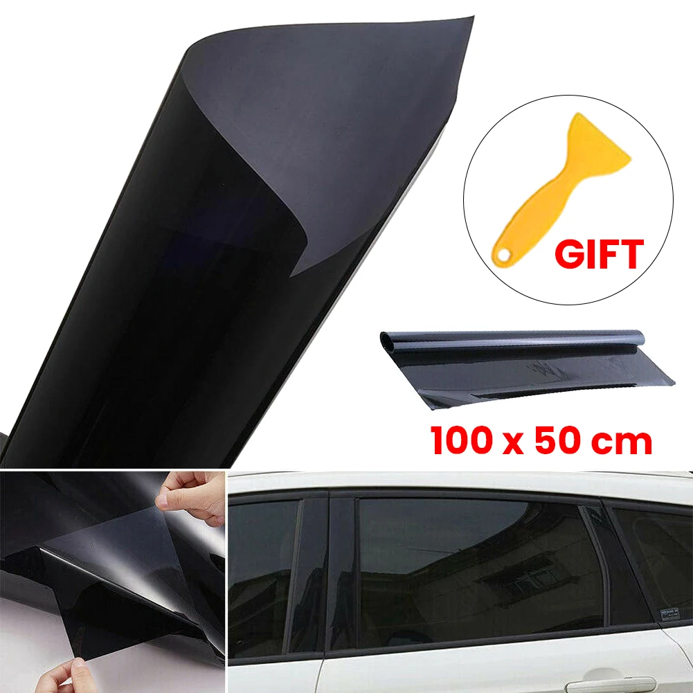 

1 Roll 100cm X50mVLT 5% Car Glass Solar Film Explosion-proof Sunscreen Heat Insulation Foil For Auto Office Window Tint Film