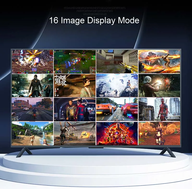4K HDMI 16x1 Quad мультипросмотрщик 16 в 1 выход бесшовный переключатель мультипросмотрщик изображение экран делитель конвертер Ethernet RS232