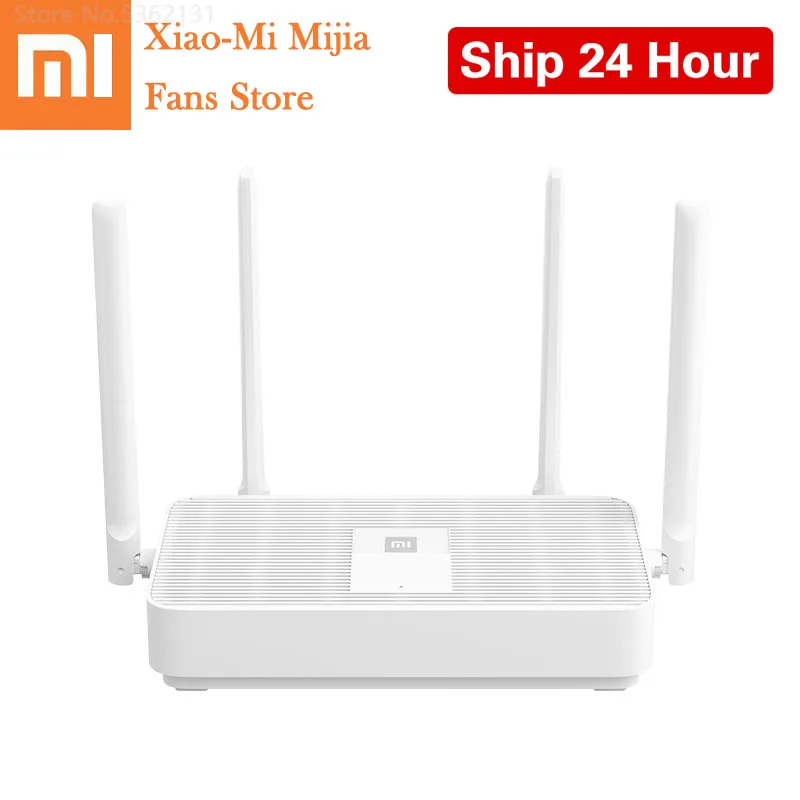 

Xiaomi Router IR1200G 2.4GHz 5G WIFI 1167Mbs Dual-Band Gigabit Rate WiFi Repeater 4 Antennas Network Extender Signal Amplifier