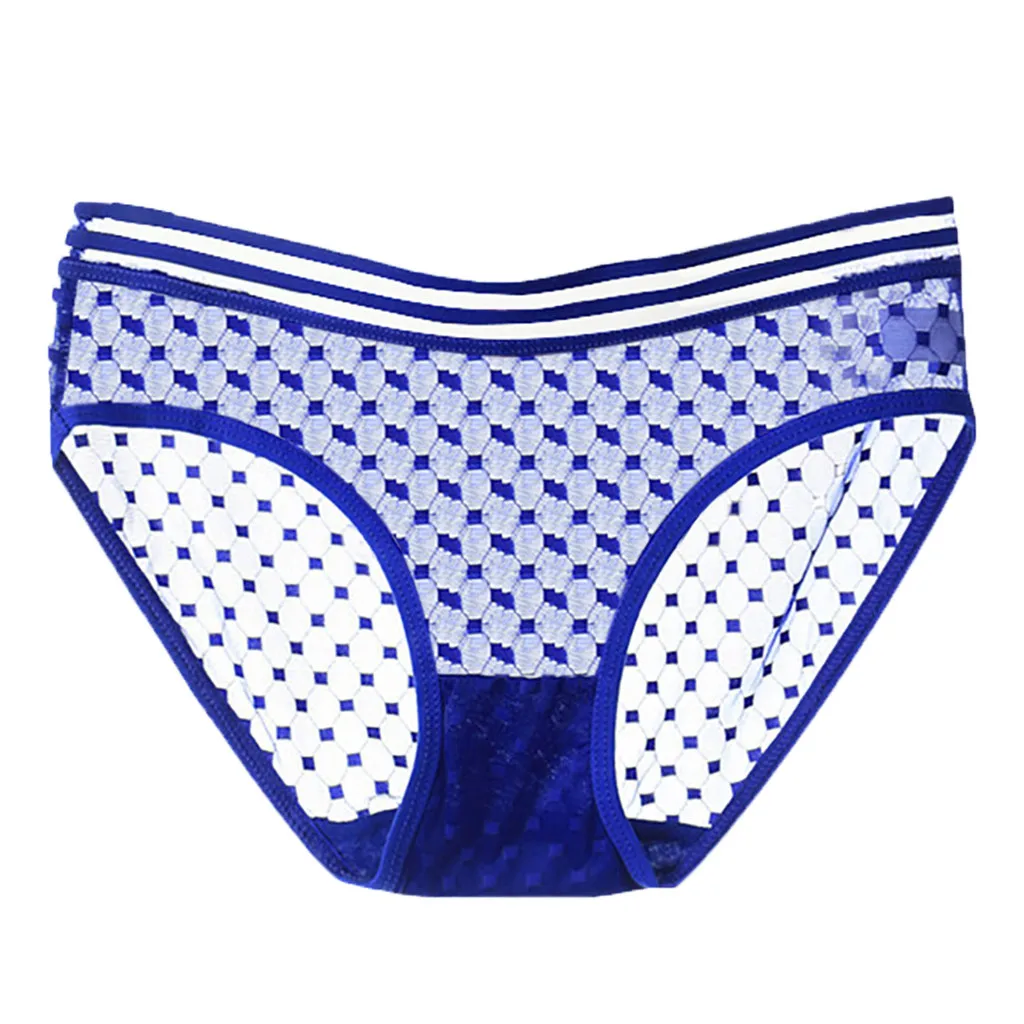 Нижнее белье в горошек с заниженной талией для женщин пикантное нижнее без швов