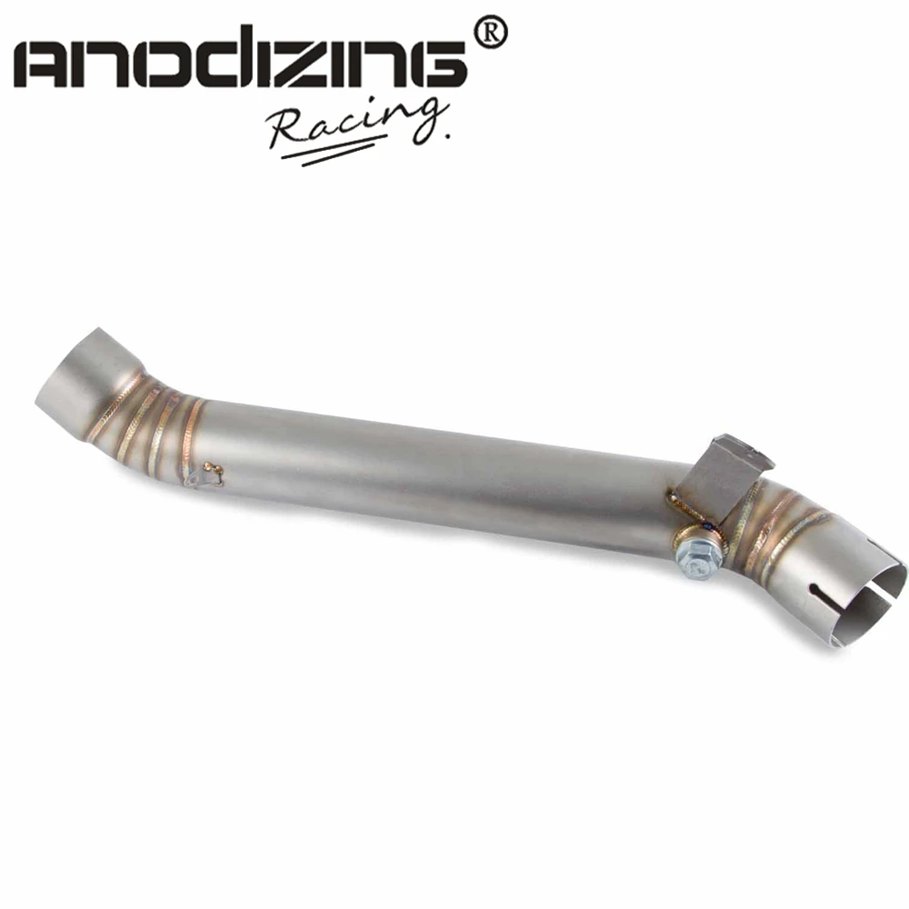 Глушитель выхлопной трубы мотоцикла среднее звено двигателя скользящая круглая