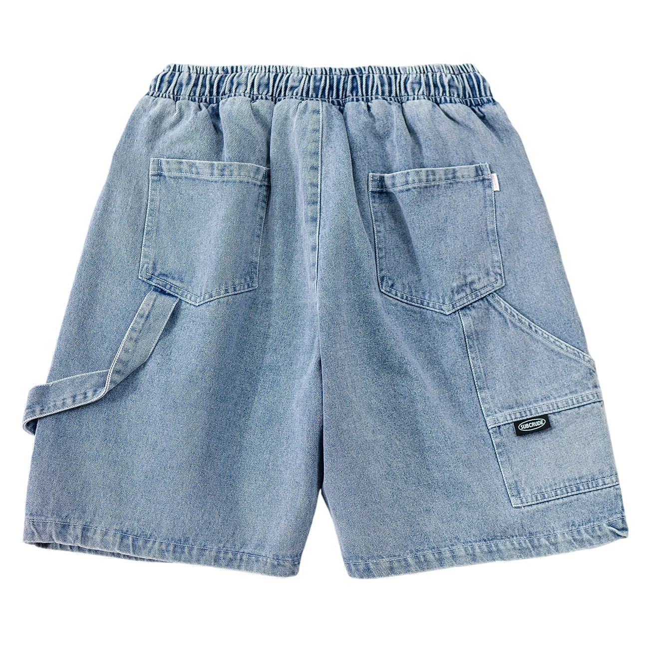 2021 Summer Harajuku Hip Hop Denim Shorts Cartoon Comics Print Streetwear Short Jeans Mens Casual Baggy Pant | Мужская одежда