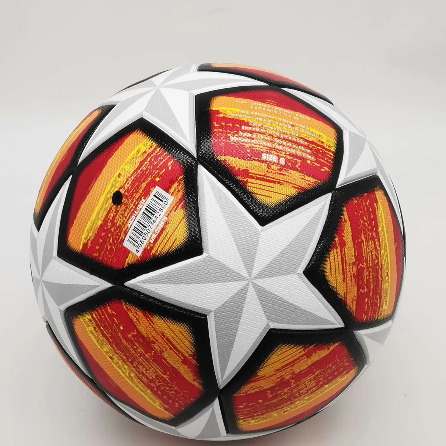 

Size 5 Laminated Surface PU Soccer Balls Training Match Bola Balle Black Orange Grey Pink Blue White Football Equipment