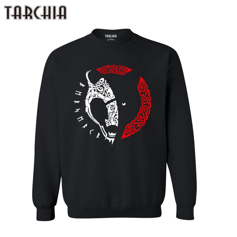Толстовка TARCHIA Wolf Totem мужская хлопковая свитшот популярный Повседневный пуловер