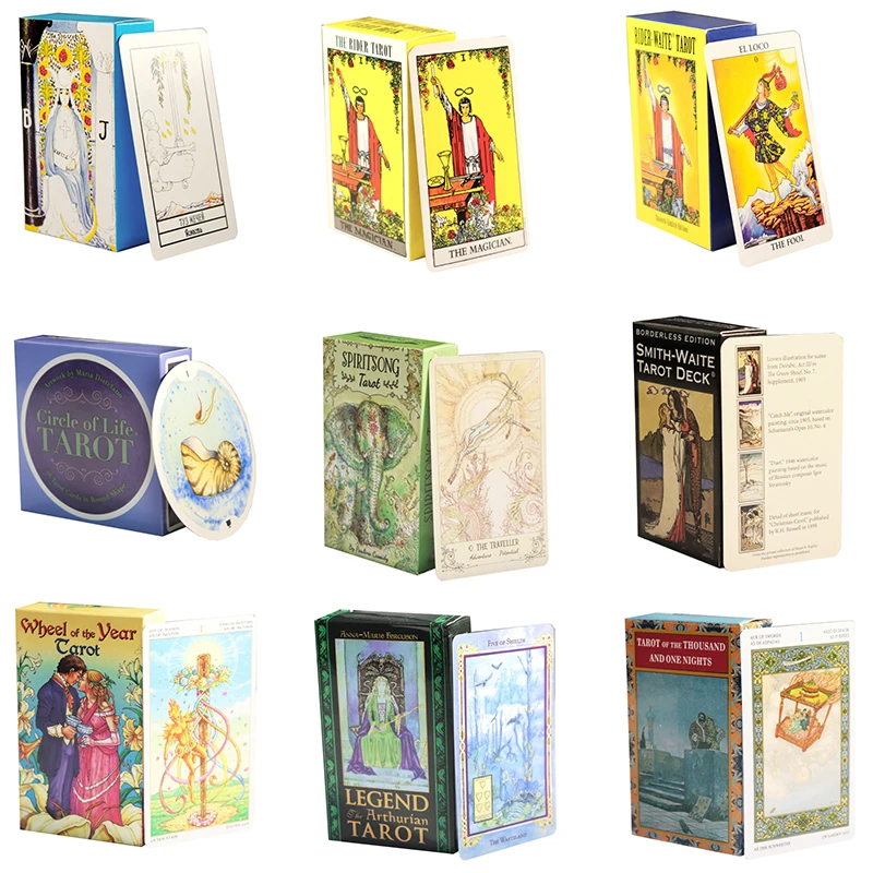 

Waite Tarot Personal Divination Destiny Oracle Deck Party Board Game Solitaire English Beginner PDF Guide Manual