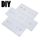 Стеклянная панель с умным переключателем DIY (она относится только к переключателям в этом магазине, пожалуйста, свяжитесь с магазином перед заказом)