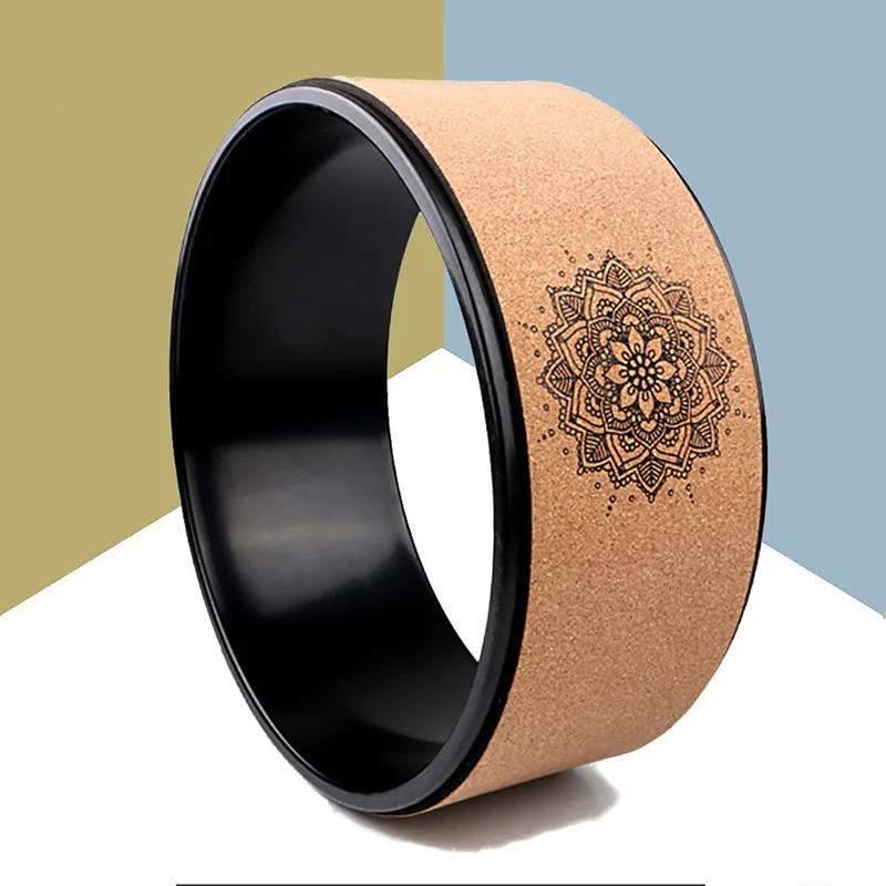 Лидер продаж профессиональный пробковый спортивный Dharma колесо для йоги