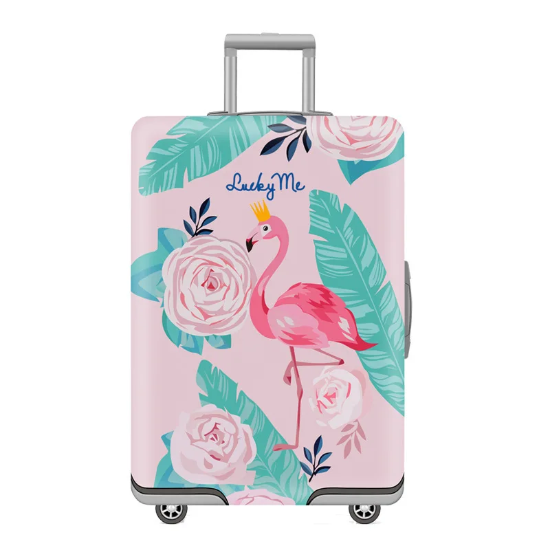 Thicken Elastic Luggage Cover Printing Animal Girls Trolley Suitcase Protective Anti-Dust Case Lovely Cartoon Travel Accessories