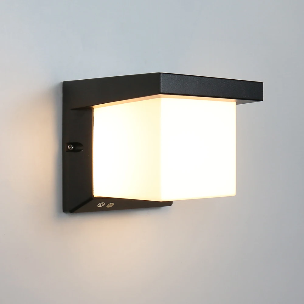 Европейский современный Уличный настенный светильник 10 Вт 20 светодиодов 3 цвета