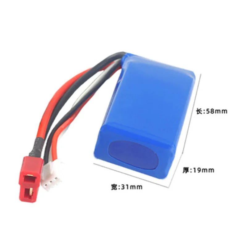 7 4 V 1400 мА/ч 25C LiPo Батарея для wltoys A959-B A969-B A979-B K929-B Дрон дистанционного Управление