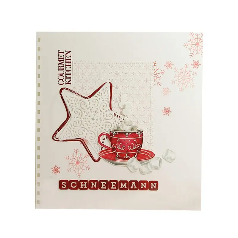 Звезда металлический Трафаретный вырубной штамп Скрапбукинг Сделай Сам для