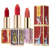 pop fashion style matte lipstick set long lasting waterproof velvet matt nude make up red lip gloss