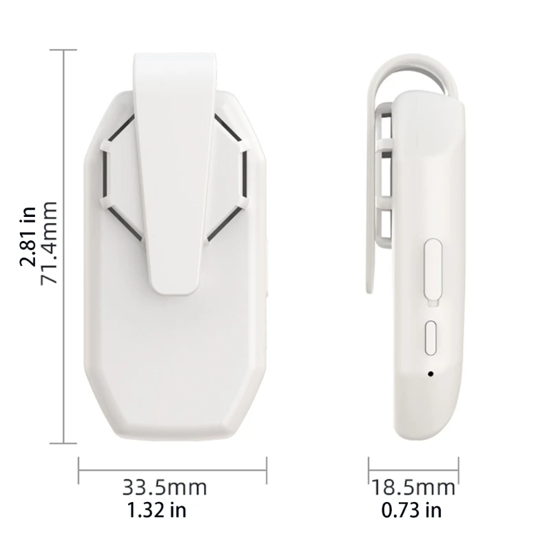Многоразовый портативный вентилятор для маски на лицо с клипсой воздушный