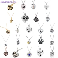 memorial custom stainless steel cremation ash jewelry heart urn necklace keepsake heart pendant new