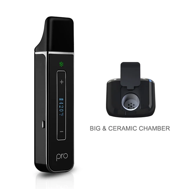 Herbva pro сухой травы испаритель комплект OLED Temp контроль экран Vape ручка травяные электронные сигареты наборы