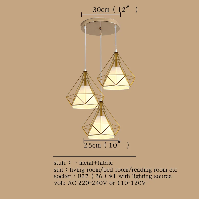 AOSONG современные подвесные светильники Светодиодный светильник модное украшение