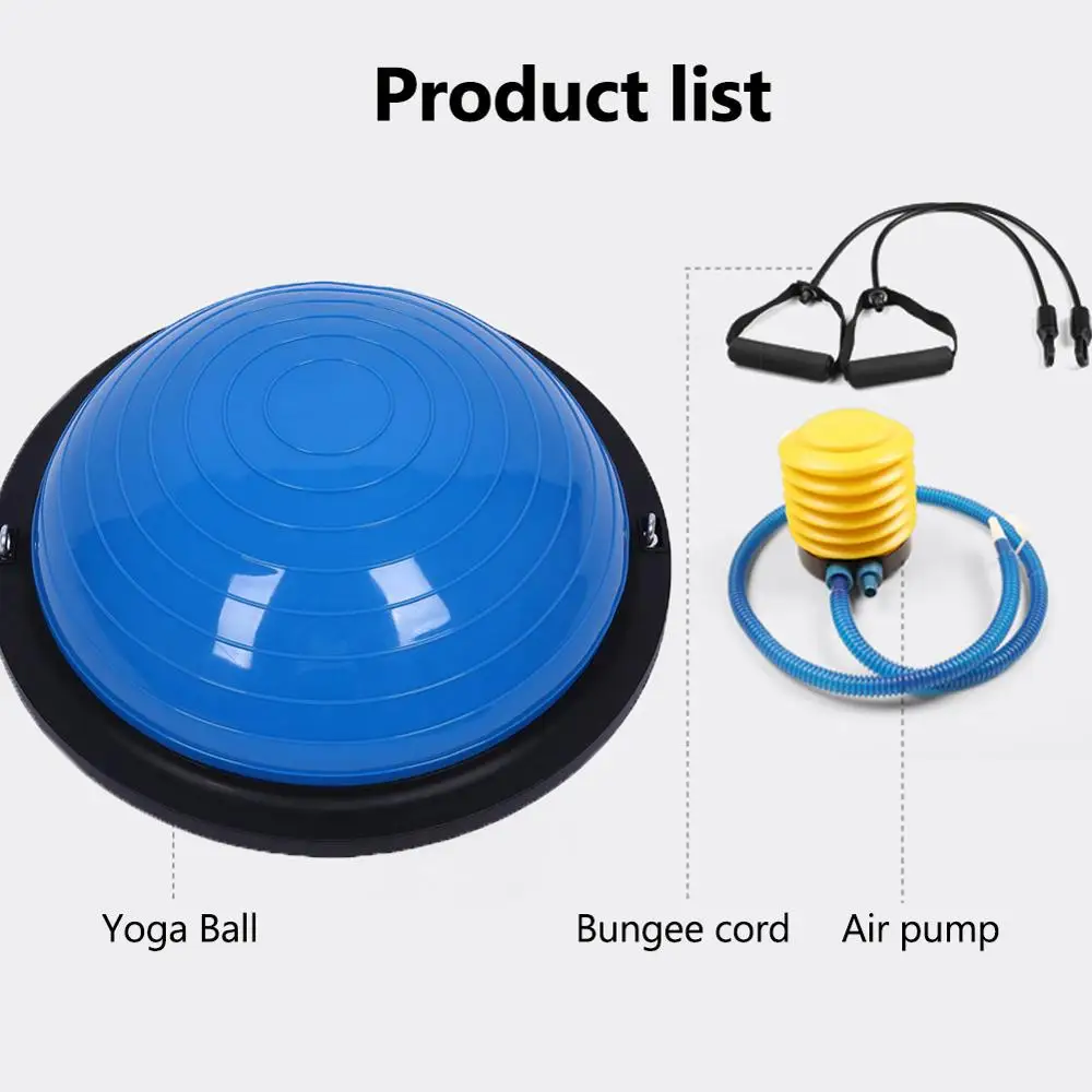 

6-сантиметровый мяч для йоги, противоскользящий мяч для домашнего фитнеса, плотный мяч для фитнеса, мяч для пилатеса, скоростной мяч для пила...