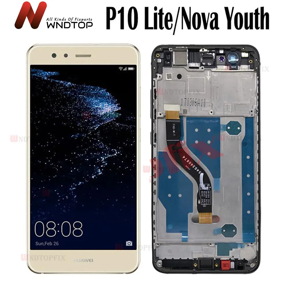 

5.2 Inch AAA Quality LCD With Frame For HUAWEI P10 Lite Lcd Display Screen For HUAWEI P10 Lite WAS-LX1 WAS-LX1A WAS-LX2 WAS-LX3