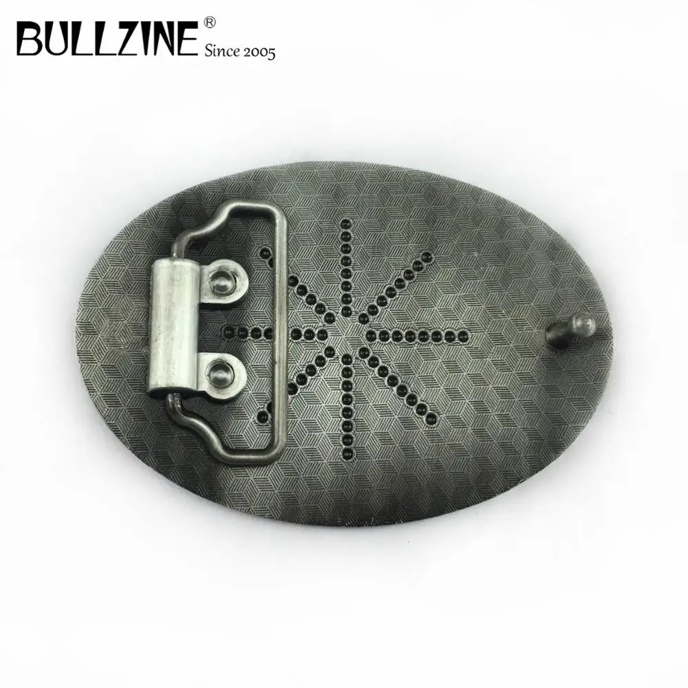 BULLZINE Оптовая Продажа цинковый сплав с цветами в западном стиле пряжка на ремешке
