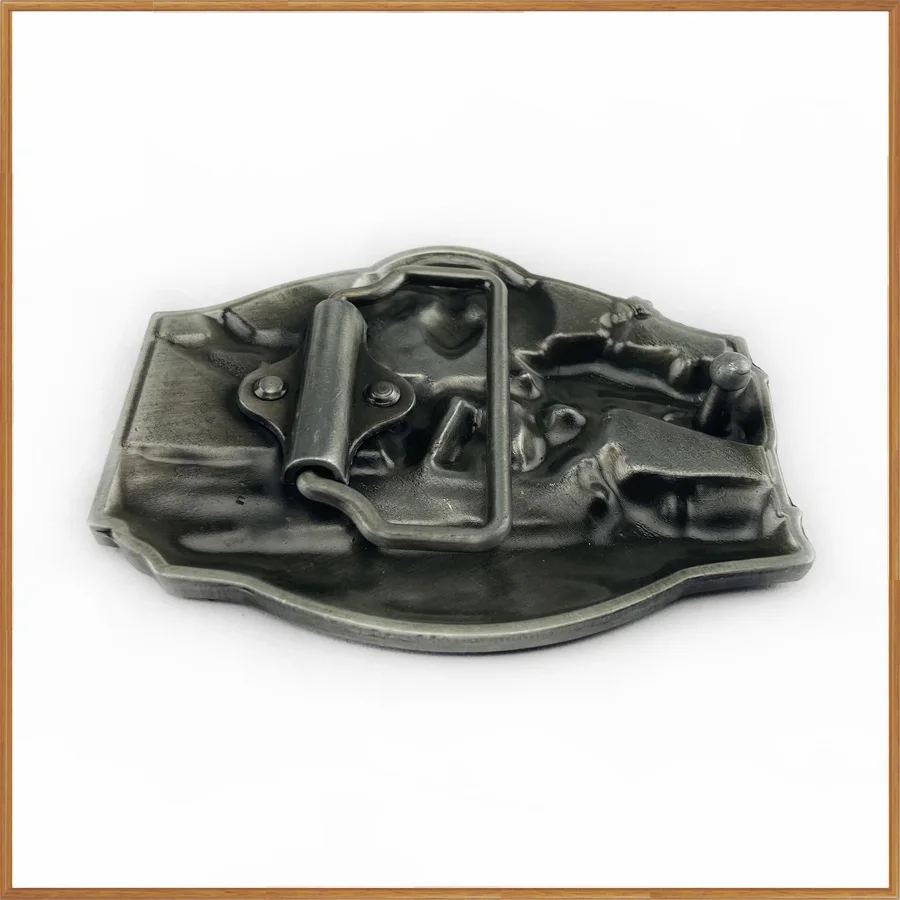 Пряжка из цинкового сплава BuckleClub в стиле ретро США морские военные джинсы