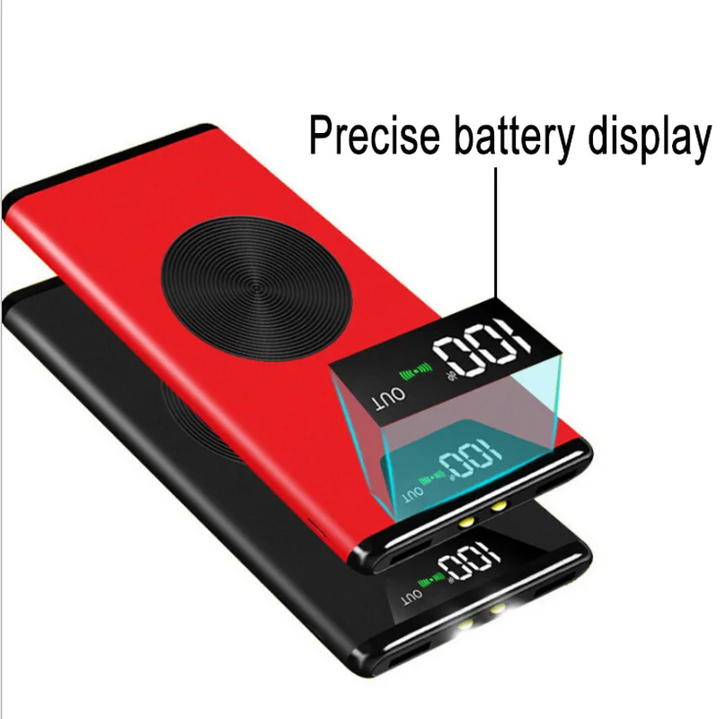 Лидер продаж мини-внешний аккумулятор на весь экран внешний 30000 мАч внешняя