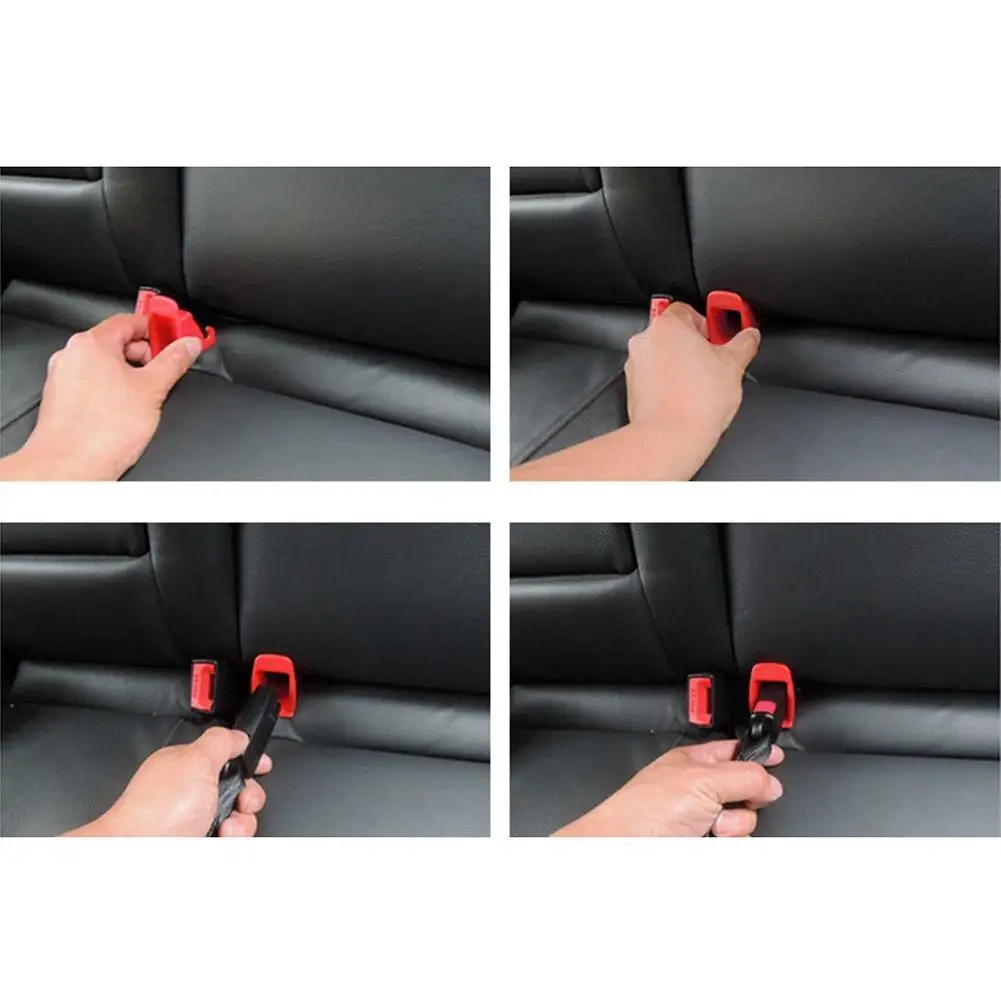 Черный/красный 1 пара автомобиля детское сиденье ISOFIX защелка разъем для ремня