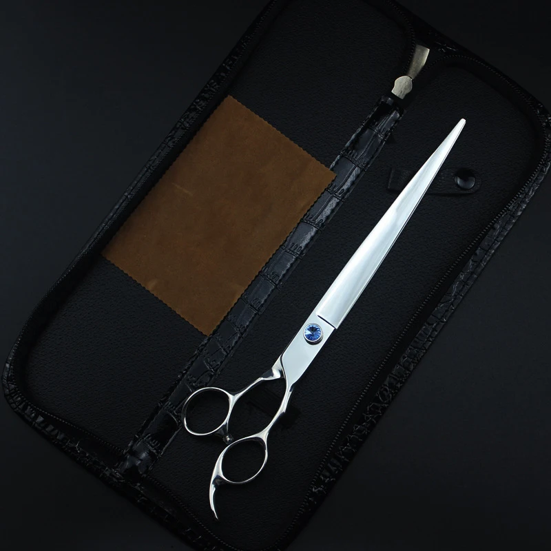 7/7.5/8/9/10 Inch High Grade 440C Japanese Stainless Steel Dog Grooming Scissors Hair Cutting Set With Leather Bag | Красота и