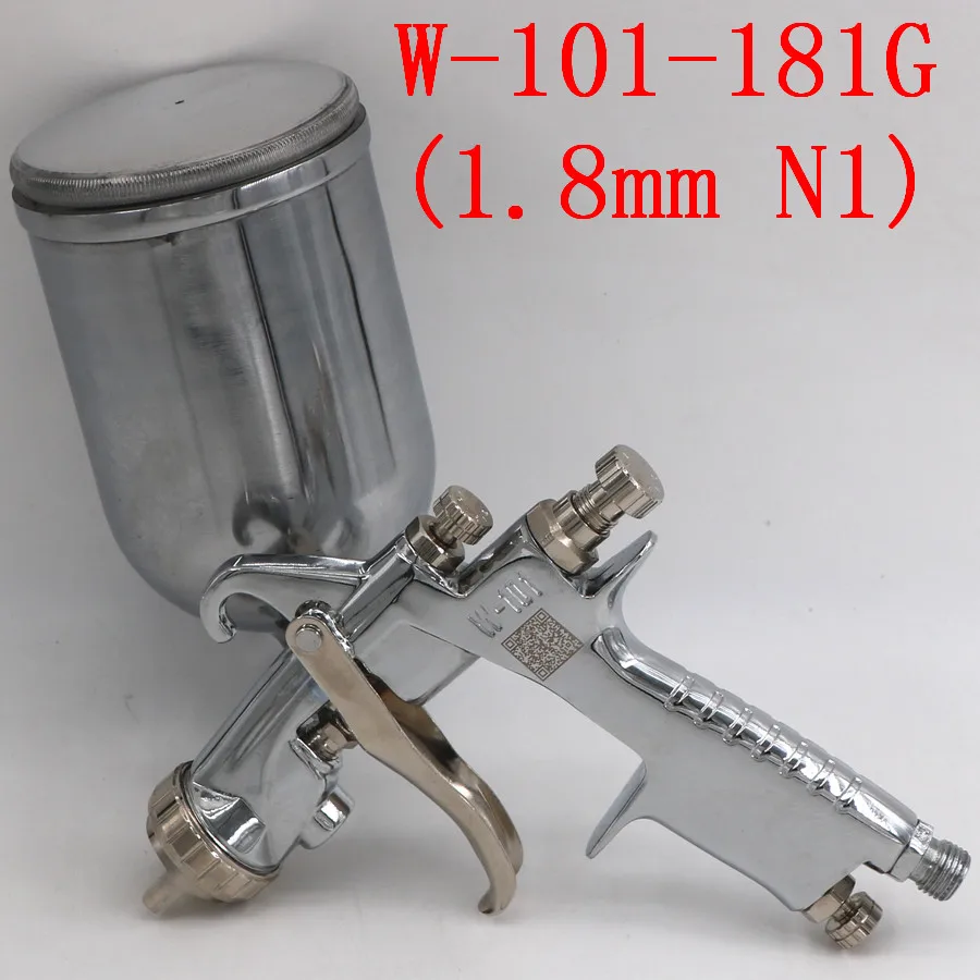 181G(1.8mm N1 Cap) W101 HVLP ручной W101 134G краскораспылительный пистолет Япония W-101 пистолет-распылитель для автомобиля пистолет для краски мебель краска ing пистолет - Цвет: 181G(1.8mm N1 Cap)