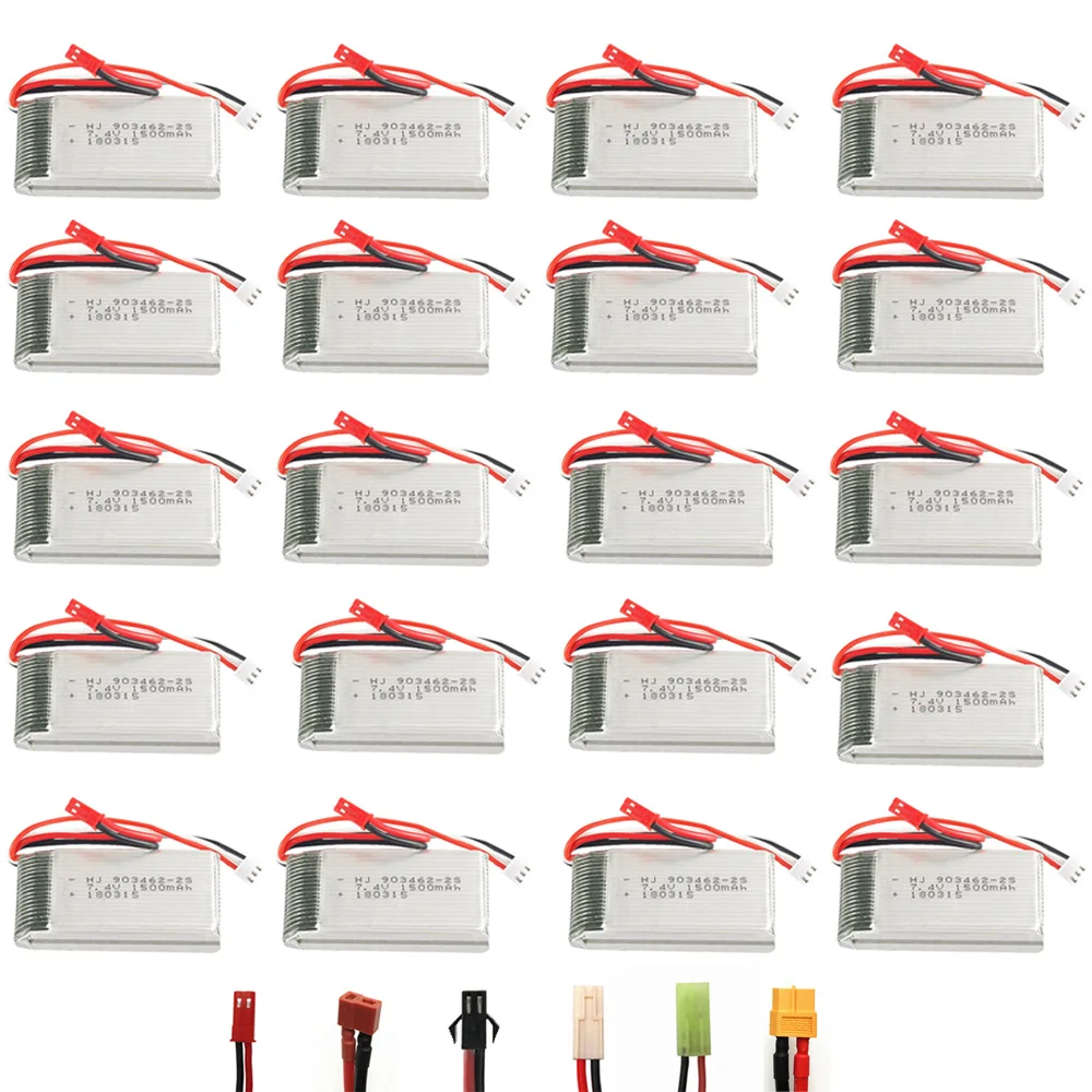 20 шт./компл. литиевая батарея для WLtoys V913 L959 L969 L202 K959 HJ 903462|Детали и аксессуары| |