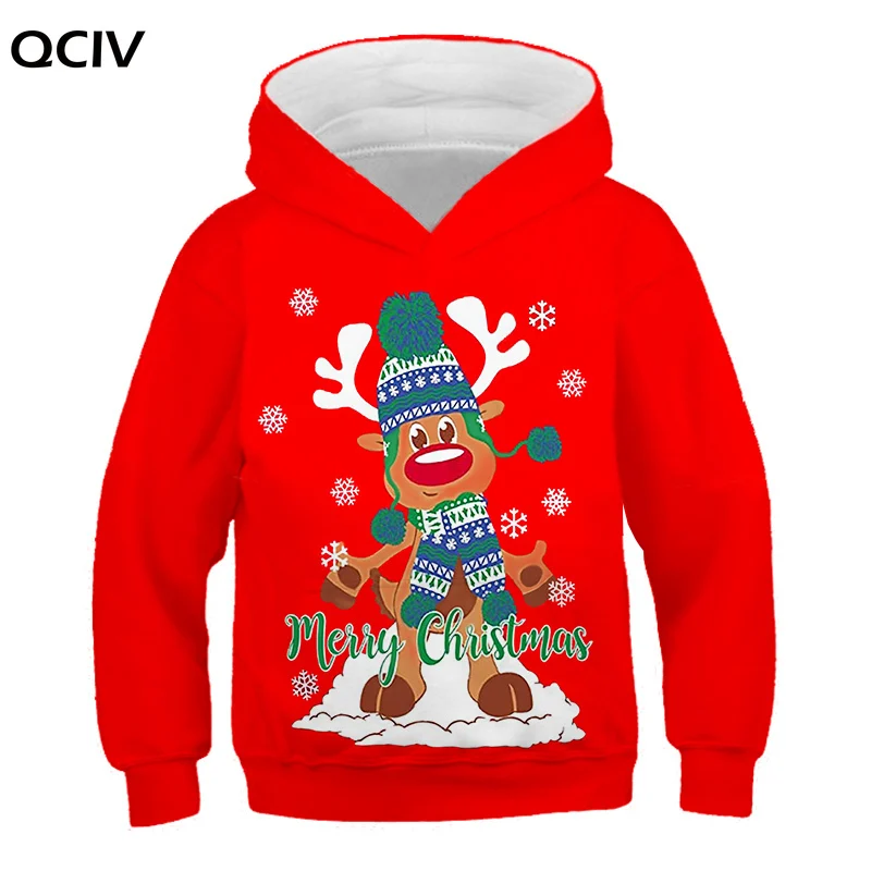 

Christmas snowman Clothes Summer Cool 3d Kids Hoodies girls Family shirts Boys hoodies Santa Claus Sweatshirt Children's Tops