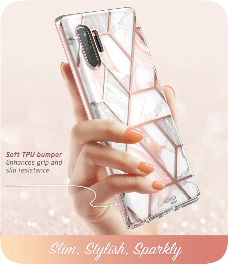 Чехол для samsung Galaxy Note 10 Plus() i-Blason Cosmo Full-блеск для тела Чехол под мрамор чехол без встроенной защитной пленки для экрана