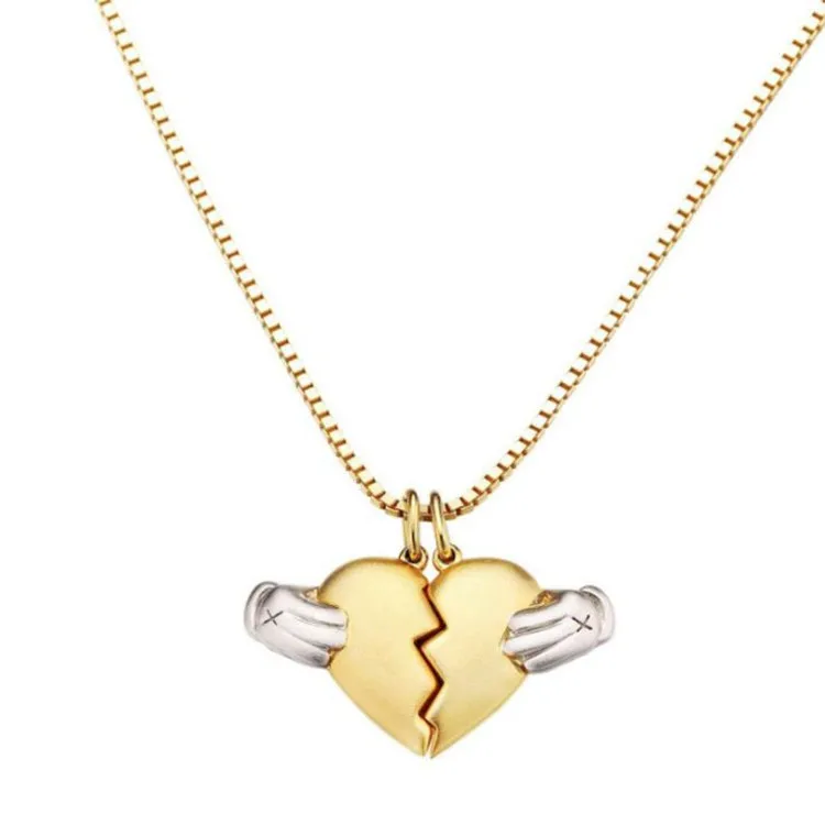 

Магнитное ожерелье BUDROVKY для женщин и мужчин, ожерелье с подвеской в форме сердца, модное ювелирное изделие, подарок на день святого Валентин...