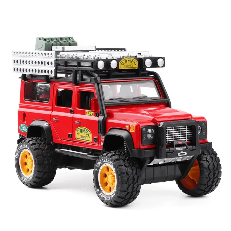 1/28 Diecasts игрушечный транспорт защитник Кубок с верблюдом модель автомобиля звуковой светильник автомобиль игрушки для детей подарок коллекция