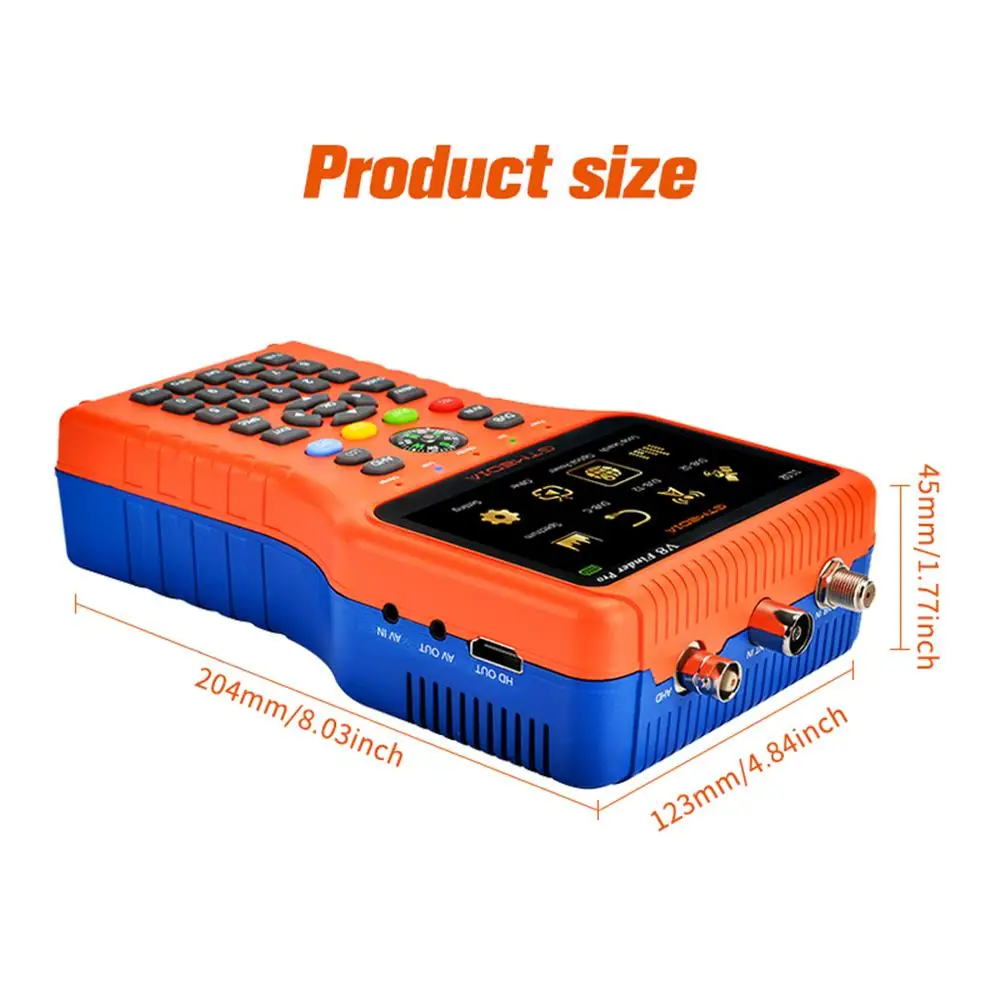 Новый счетчик GTMEDIA V8Finder Pro спутникового сигнала S2X/S2/S/T2/T/C автоматическое расчет
