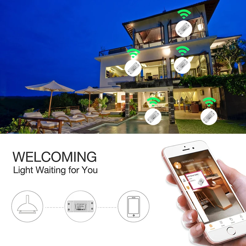 90V--250V переменного тока 50/60 Гц Домашний Мини WI-FI smart timer смарт-модуль автоматизации