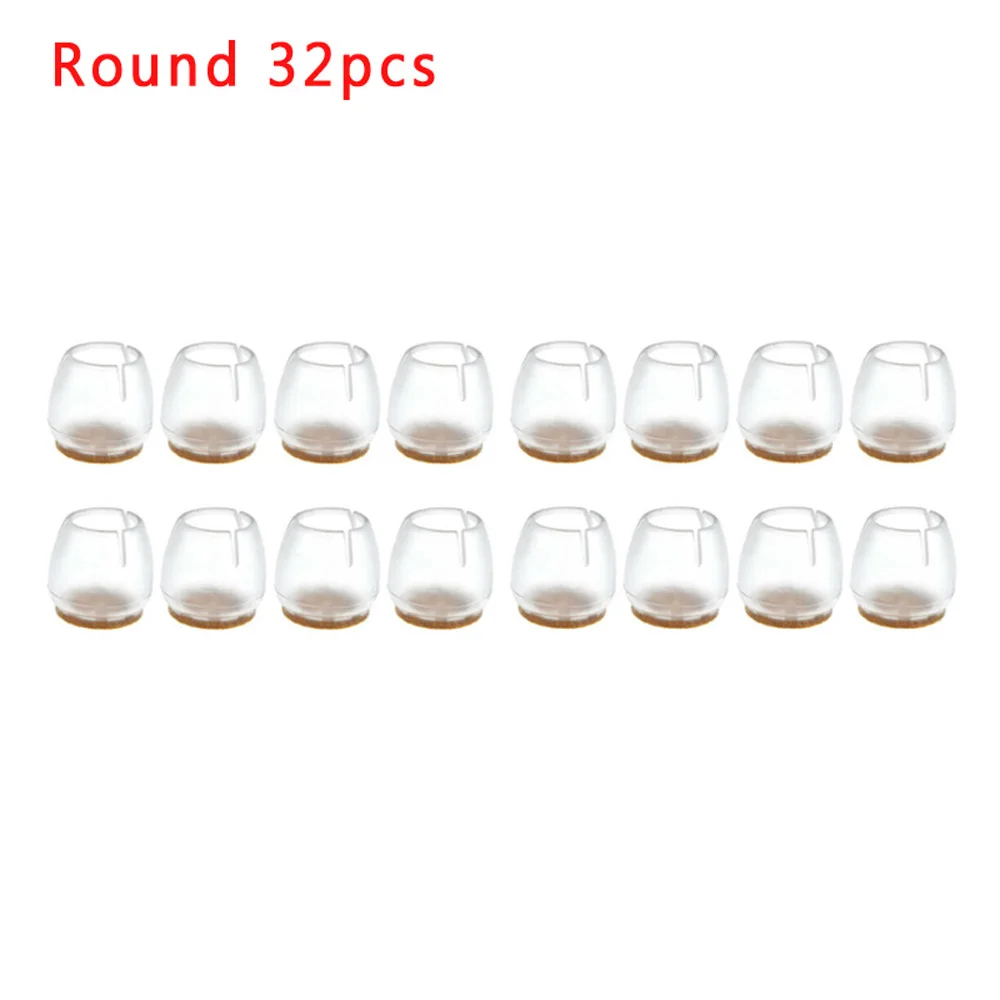 32 шт. силиконовые накладки на ножку стула для защиты пола мебели дома