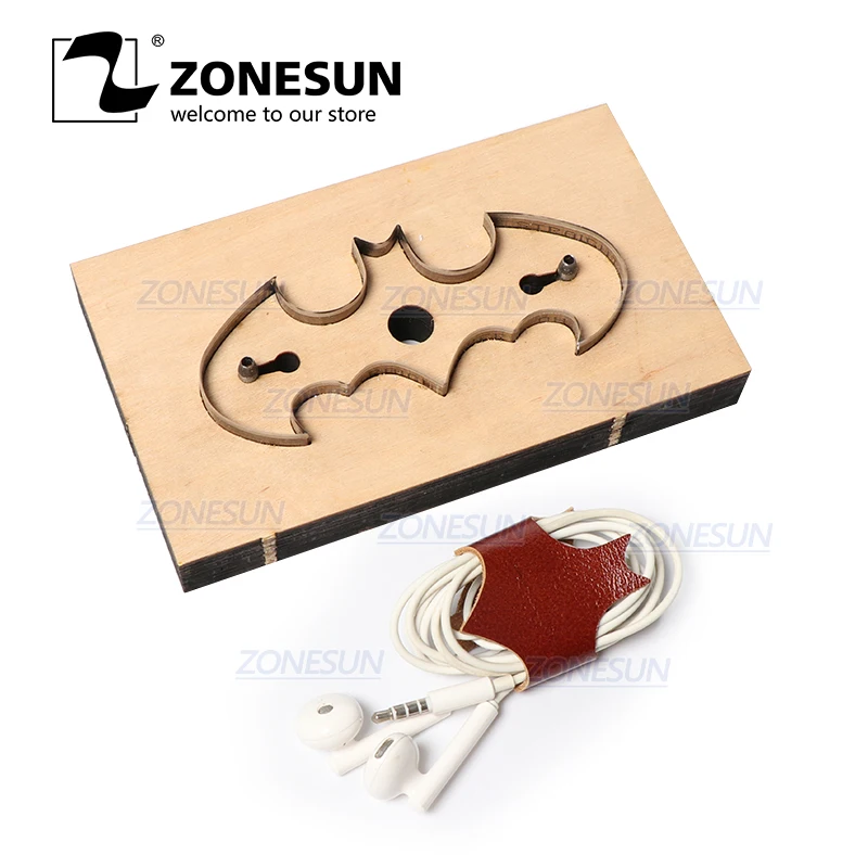 ZONESUN летучая мышь индивидуальные кожаные режущие штампы сделай сам Ремесло