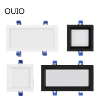 led rectangular ceiling lamp floodlight room embedded external 15w24w30w dimmable lighting grille lamp