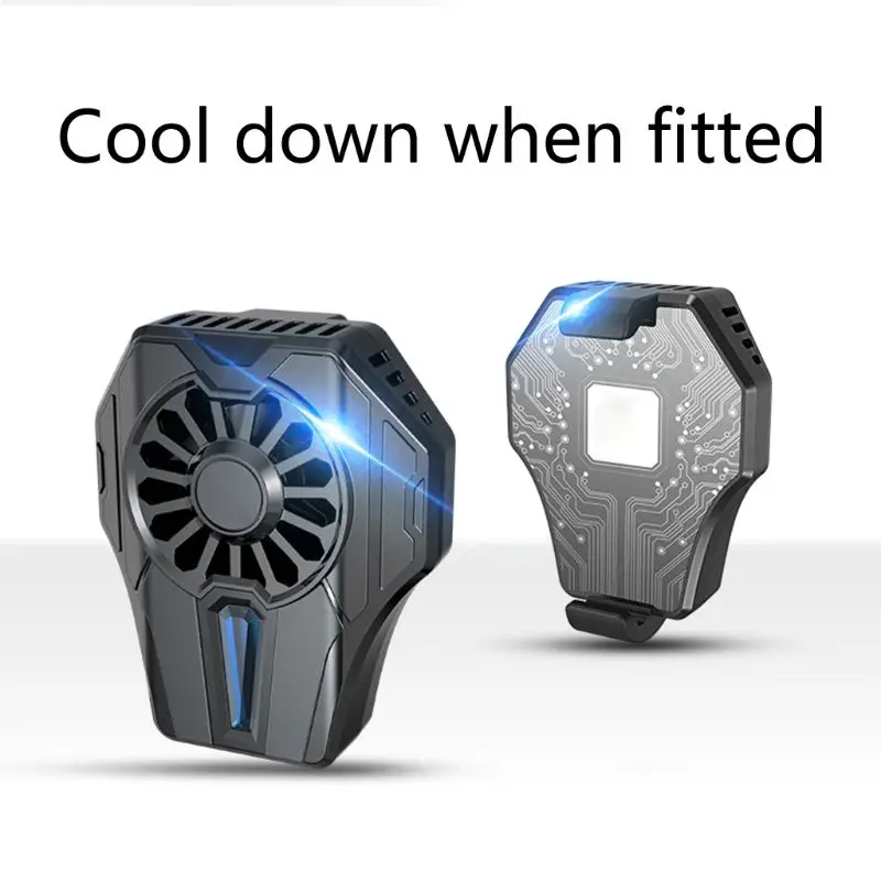 

Портативный мобильный телефон кулер охлаждающий вентилятор Радиатор для iPhone Hua-wei Xiao-mi Kit 80x64x35mm