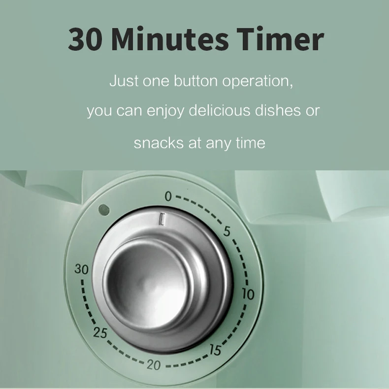 Электрическая Фритюрница 2 л без масла 800 Вт конвекционная печь 360 ° жаровня с