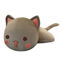 2840cm stuffed cute cat doll kawaii lying cat plush toys lovely animal pillow soft cartoon cushion kid girls christmas gift