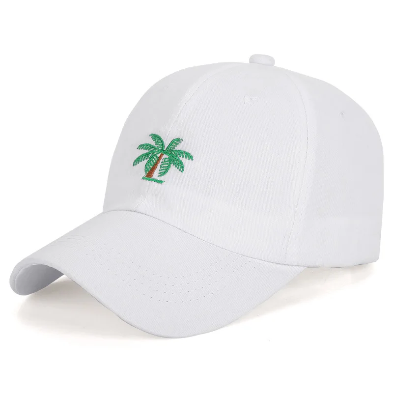 

Coconut Tree Print Flatbill Visor Snapback Cap Baseball Hat Embroidered Dad Hat Adjustable Baseball Cap Relaxed Fit