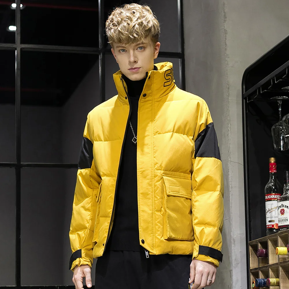 Covrlge Winter New Arrival Man Duck Down Jacket Light Thick Jackets Men Hooded Warm Down Coat Fit Size Outerwear Coats MWY026