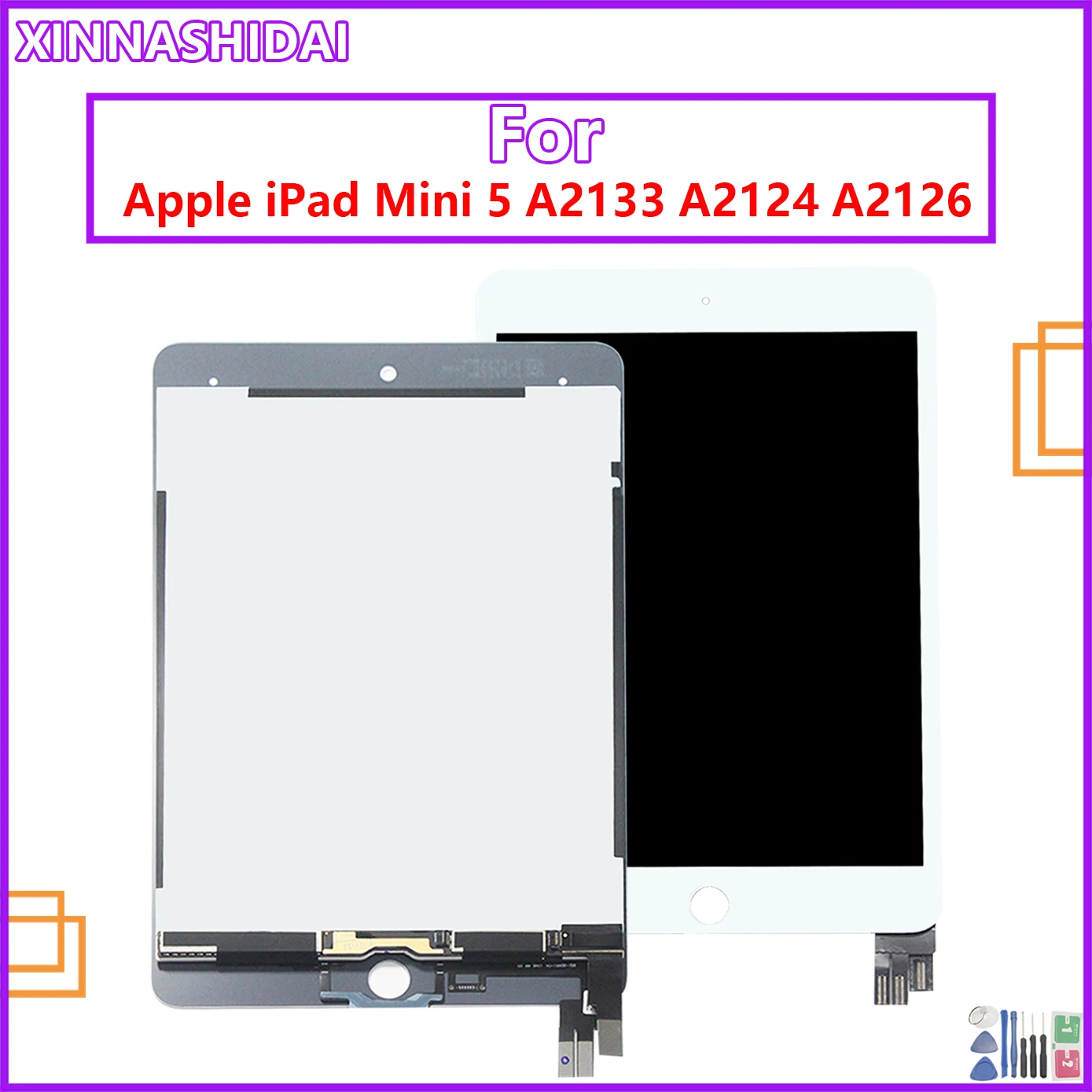 

ЖК-дисплей 7,9 дюйма для iPad Mini 5 2019 5-го поколения A2124 A2126 A2133, сенсорная панель в сборе, сменный ЖК-дисплей