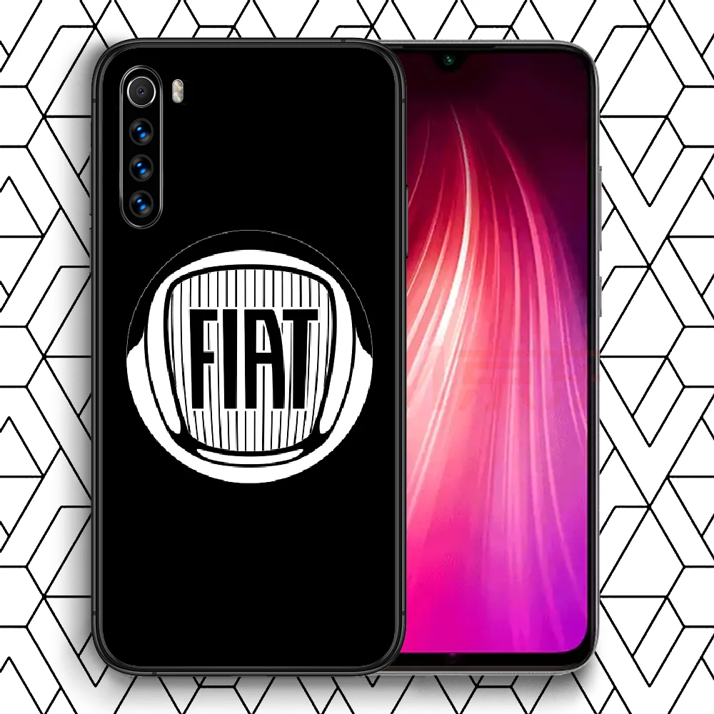 

FAIT CARS logo Phone Case For Xiaomi Redmi Note 7 8 8T 9 9S 4X 7 7A 9A K30 Pro Ultra black Cell Silicone Shell Painting Bumper
