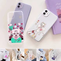 ribless design phone case transparent for iphone 11 12 6 7 8 pro x xs max xr plus silicone soft tpu clear mobile bags coque